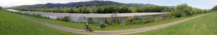 Biking the Hutt Valley River Trail