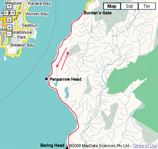 Cycling to Pencarrow Lighthouse from Burdan's Gate Eastbourne
